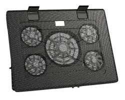Base Refrigeración Mars Gaming 17.3" USB Negra (MNBC2)