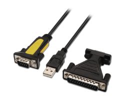 Cable AISENS USB-A a RS232 1.8m Negro (A104-0039)