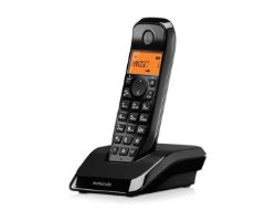 Teléfono Inalámbrico Motorola S12 DECT Negro (S1201)