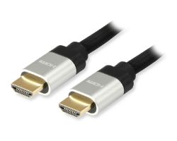 Cable EQUIP HDMI/M a HDMI/M 3m Negro/Plata (EQ119382)