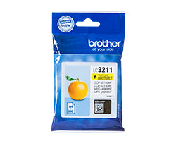 Tinta BROTHER Amarillo 200 páginas (LC3211Y)