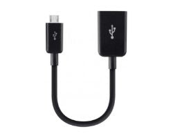 Adaptador BELKIN mUSB/M a USB-A/H Negro (F2CU014BTBLK)