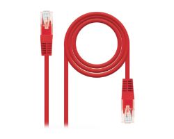 CABLE DE RED CAT.6 UTP 0.25M NANOCABLE RED