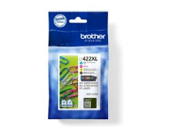 Tinta BROTHER XL Pack Negro/Tricolor (LC422XLVAL)
