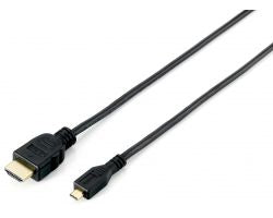 Cable EQUIP HDMI A/M a HDMI D/M 2m Negro (EQ119308)