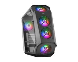 Caja Mars Gaming Premium ARGB ATX mATX Negra (MC51)