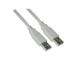 Nanocable USB-A/M a USB-A/M 2m Gris (10.01.0303)