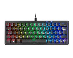 Teclado Mars Gaming RGB USB-C Negro (MKMINIPROYES)