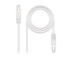 Nanocable RJ45 Cat.5e UTP AWG24 1m Blanco(10.20.0101-W)