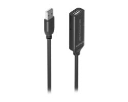 Cable AISENS USB/M a USB /H 10m Negro (A101-0915)