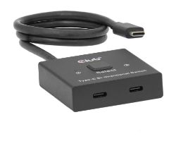 Switch Club 3D 8K UHD 2xUSB-C 2xDP Negro (CSV-2511)
