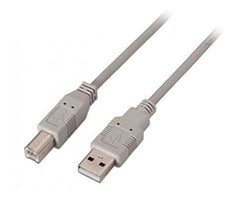Cable AISENS USB-A/M a USB-B/M 1.8m Beige (A101-0002)