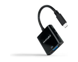Adaptador Nanocable USB-C a VGA Negro (10.16.4101-BK)