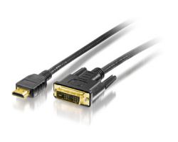 Cable EQUIP HDMI/M a DVI-D/M 2m Negro (EQ119322)