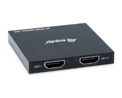 Splitter EQUIP 4K UHD 3D 2xHDMI Out Negro (EQ332715)