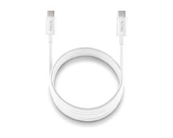 Cable NGS USB-C a USB-C 60W 1m Blanco (ZYRO60W-1WHITE)