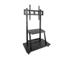 Soporte Pie TOOQ con ruedas 37-100" 150Kg (FS20101M-B)