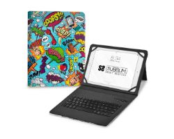 Funda+Teclado SUBBLIM 9.6"-11" Còmic (SUBKT5-BTTC20)