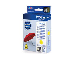 Tinta BROTHER Amarillo 1200 páginas (LC225XLYBP)