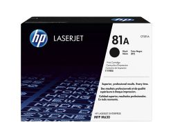 Toner HP LaserJet 81A Negro 10500 páginas (CF281A)