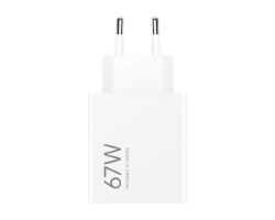 Cargador de Pared XIAOMI 67W 1xUSB-A Blanco (BHR07SKEU)
