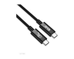 Cable Club 3D USB-C 4/M a USB-C 4/M 1m Negro (CAC-1576)