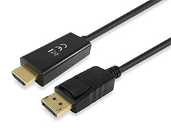 Cable EQUIP DP/M a HDMI/M 3m Negro (EQ119391)