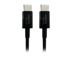Cable Approx USB-C/M a USB-C/M PD 30W Negro (APPC55)