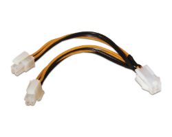 Cable AISENS 2x4-pin/M a 4-pin/H 15cm (A131-0166)