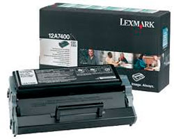 Toner Lexmark Laser Negro 3000 páginas (12A7400)