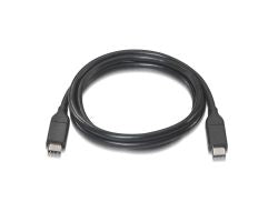 Nanocable USB-C/M a USB C/M 1m Negro (10.01.4101)