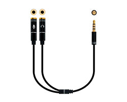 Nanocable Audio 3.5mm/M a 2x3.5mm/H 30cm (10.24.1202)