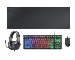Pack Mars Gaming T+Ratón+Auric+Alfomb Negro (MCPRGB3ES)