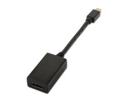 Cable AISENS Mini DP/M a HDMI A/H 15cm Negro(A125-0137)