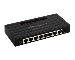 Switch LevelOne Gestionado 8xRJ45 GbE Negro (GEU-0821)
