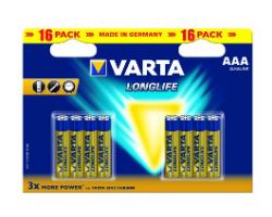 Pilas Varta Longlife AAA Blister 16 (4103214416)
