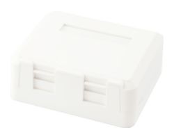 Roseta de Superficie EQUIP 2 Puertos Blanca (EQ125124)