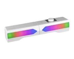 Altavoz Mars Gaming RGB BT 5.0 USB Blanco (MSDUOW)