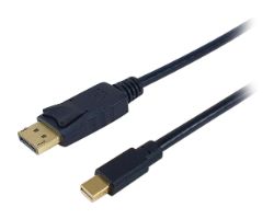 Cable EQUIP Mini DP/M a DP/M 4K/60Hz 2m Negro (133442)
