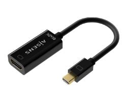 Cable AISENS MiniDP/M a HDMI A/H 15cm Negro (A125-0643)