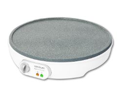Crepera CECOTEC Fun Crepestone 1000W Blanc/Gris (08009)