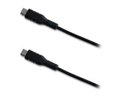 Cable CELLY USB-C a USB-C 60W 1m Negro (USBCUSBCBK)