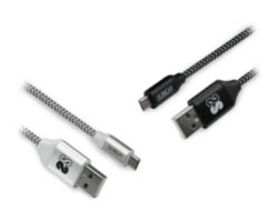 Cable SUBBLIM mUSB a USB Negro/Plata Pack2 (CAB-1MU001)