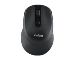 Ratón NILOX Ergonómico Wireless Negro (NXMWS101)