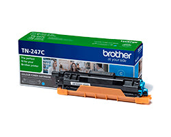 Toner BROTHER Impresión LED Cian 2300 páginas (TN247C)