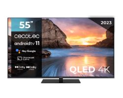 TV CECOTEC VQU11055Z+ 55" QLED 4K UHD Negro (02606)