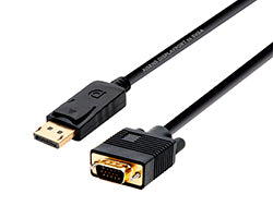 Cable AISENS DP/M a VGA/M 2m Negro (A125-0365)
