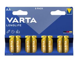Pilas Varta Longlife AA Blister 8 (4106101418)