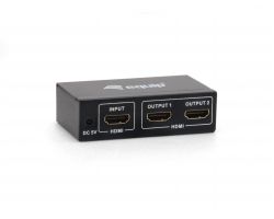 Splitter EQUIP 4K 1xHDMI In 2xHDMI Out Negro (EQ332712)