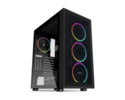 Caja Gaming Abysm Danube Kamp ARGB ATX Negra (AB812107)